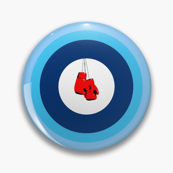 Artikelvorschau, Boxhandschuhe blau retro mod roundel entworfen und verkauft von ModSupporters.