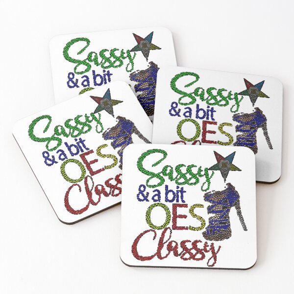 Item preview, OES Style Order Of The Eastern Star Logo Sistar Freemason Sassy & Classy designed and sold by TopTeeShop.