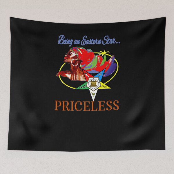 Item preview, OES Style Order Of The Eastern Star Logo Priceless Sistar Freemason designed and sold by TopTeeShop.