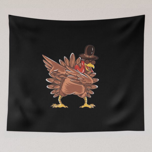 Item preview, Dabbing Turkey Thanksgiving Day Boys Girls Funny Dab designed and sold by Med ing.