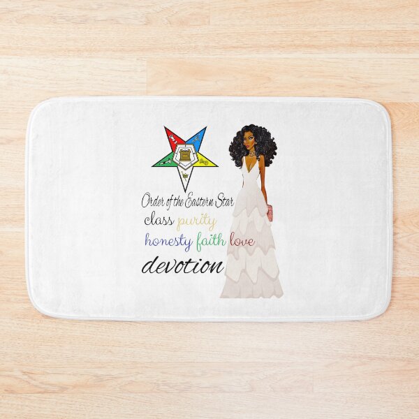 Item preview, OES Honesty Faith Love Devotion Order Of The Eastern Star Logo Sistar Freemason designed and sold by TopTeeShop.