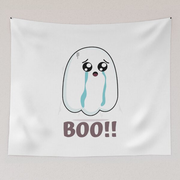 Item preview, Boo!! Guost Crying T-shirt designed and sold by CARTOON NR.