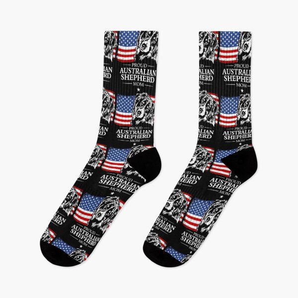 Item preview, Proud Australian Shepherd Mom America Flag Patriotic Dog designed and sold by dogarts.