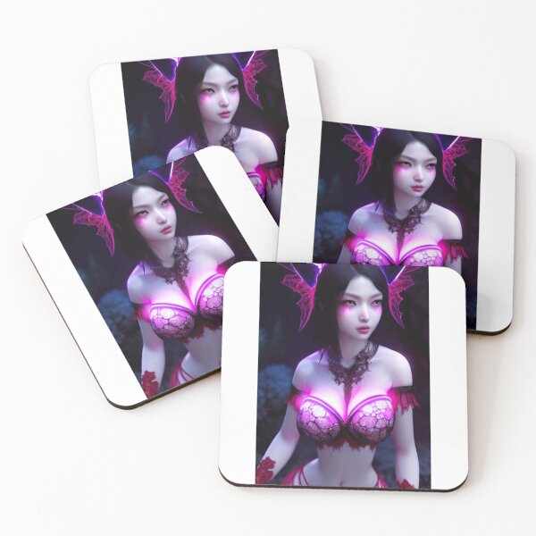 Item preview, Glowing Asian Chinese Beauty Fantasy Lingerie Original Sexy Erotic Ecchi  Pinup Female Model Pose Babe Hentaii Bikini Latex Lace Suit  designed and sold by Hot-as-hell.