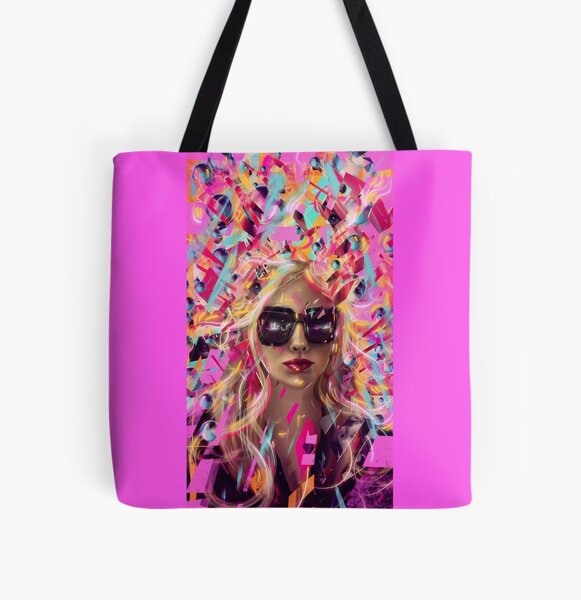 Portrait All Over Print Tote Bag