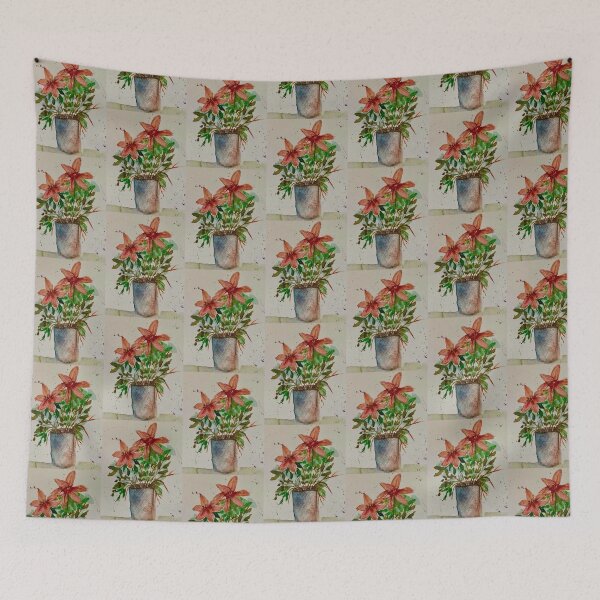 Item preview, Poinsettia  designed and sold by watercolorsLiz.