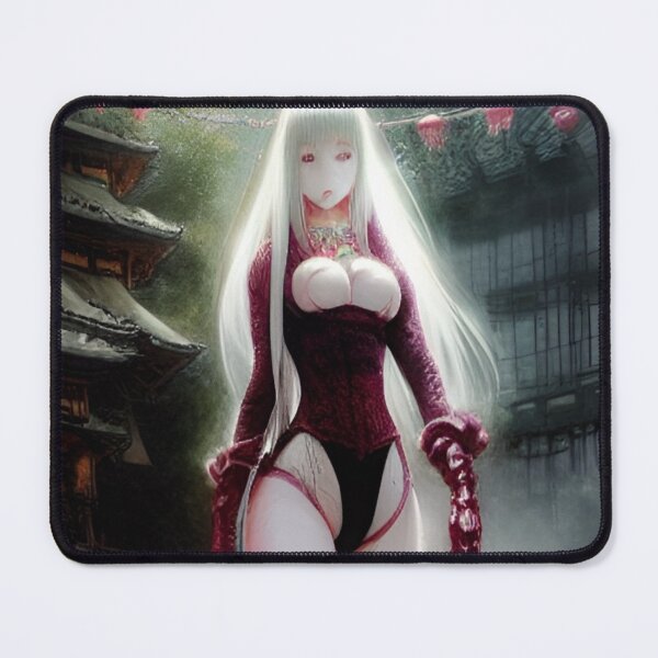 Item preview, Glowing Asian Anime Chinese Beauty Fantasy Lingerie Original Sexy Erotic Ecchi Pinup Female Model Pose Babe Hentaii Bikini Latex Lace Suit designed and sold by Hot-as-hell.
