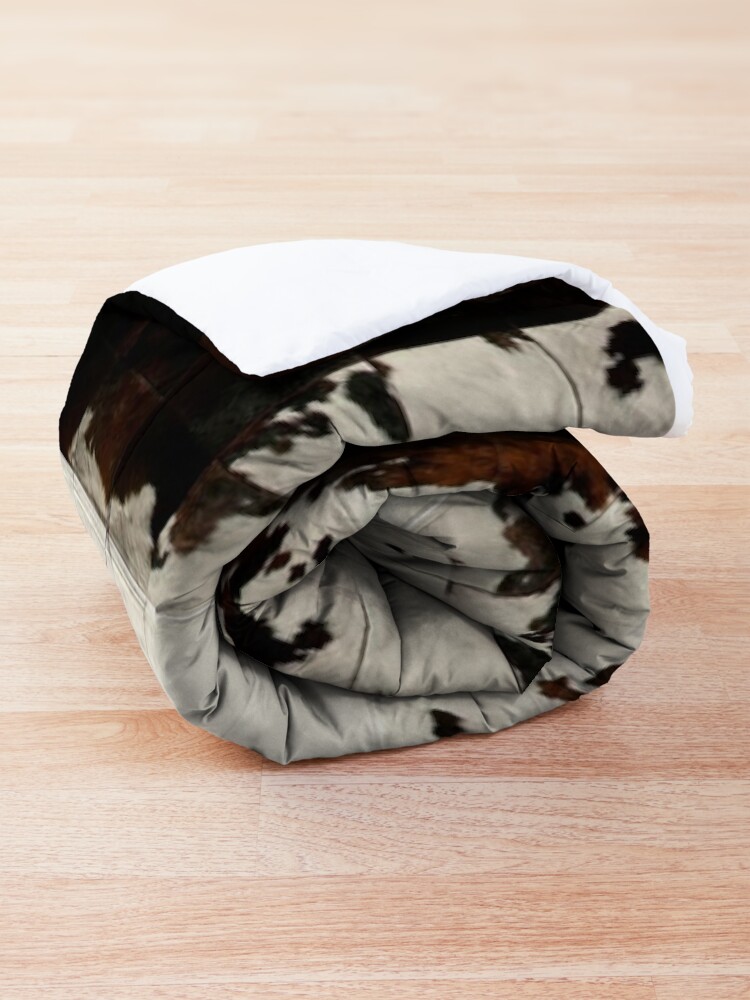 Alternate view of Cowhide Patchwork | Texture Comforter