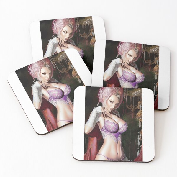 Item preview, Baroque Beauty Fantasy Lingerie Original Sexy Erotic Ecchi  Pinup Female Model Pose Babe Hentaii Bikini Latex Lace Suit  designed and sold by Hot-as-hell.