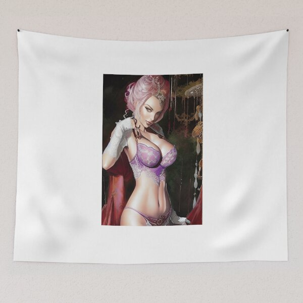 Item preview, Baroque Beauty Fantasy Lingerie Original Sexy Erotic Ecchi  Pinup Female Model Pose Babe Hentaii Bikini Latex Lace Suit  designed and sold by Hot-as-hell.