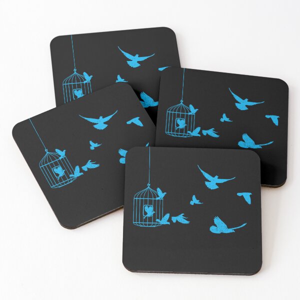 Item preview, Blue Free birds from cage, freedom designed and sold by CHday.