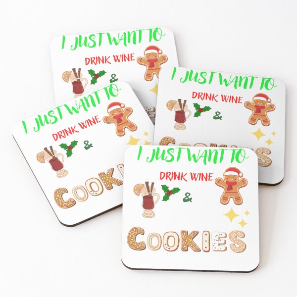 Item preview, I Just Want to Drink Wine and Bake Cookies Classic T-shirt designed and sold by Jutec1.