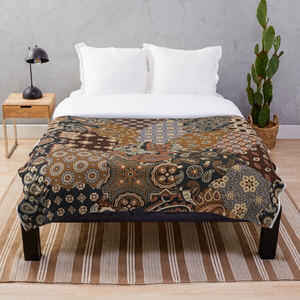 Item preview, Patchwork paisley and geometric designed and sold by SHGraphix.
