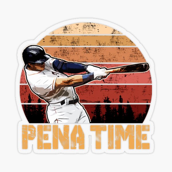 Jeremy Pena Houston Astros Homerun Baseball Glossy Sticker 