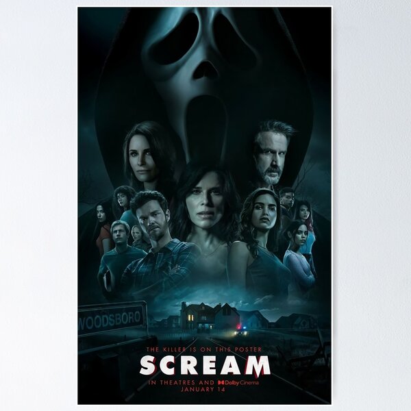 New Ghostface Knife And Gale Weathers Scream 6 Poster, Gifts For Horror  Fans - Allsoymade