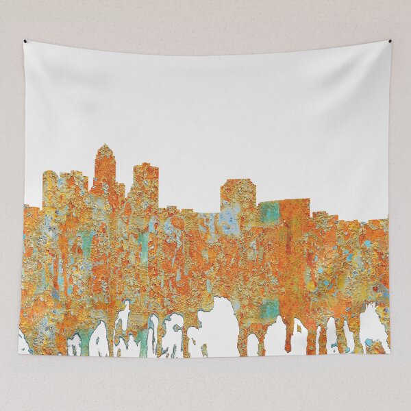 Item preview, Des Moines, Iowa Skyline - Rust designed and sold by Marlene Watson-Hall.