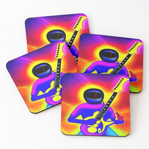 Item preview, Astronaut guitar player designed and sold by ZvezdanArt.