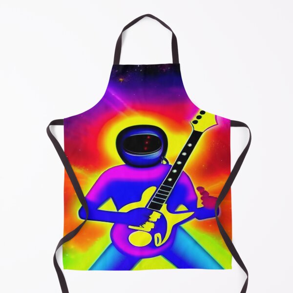 Item preview, Astronaut guitar player designed and sold by ZvezdanArt.
