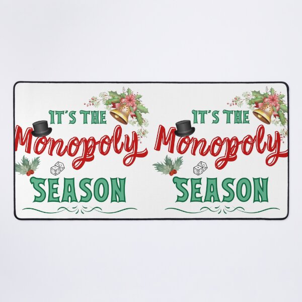 Item preview, Monopoly Christmas pattern designed and sold by HappyVibesAlert.