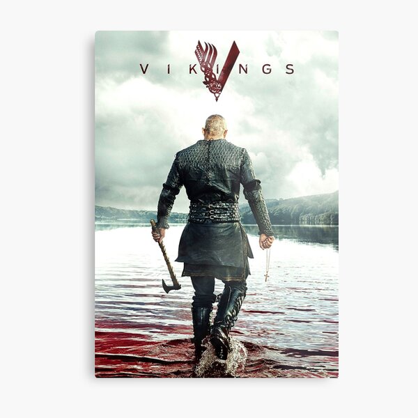Ragnar Lothbrok Vikings Metal Print