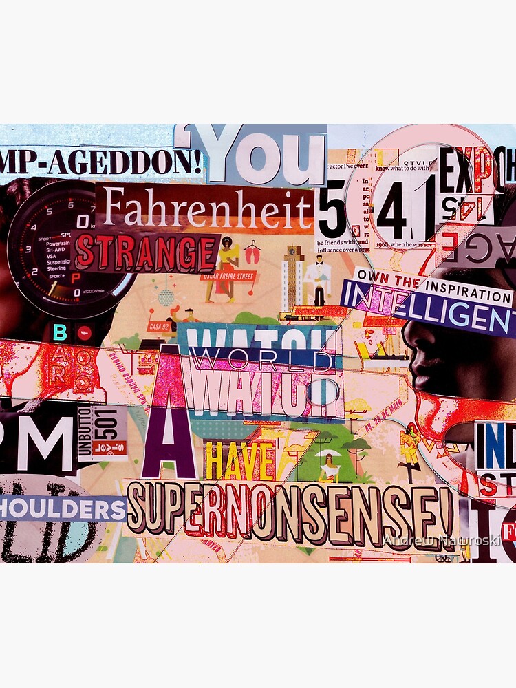 "Concrete Poem Fahrenheit 451." Travel Coffee Mug for Sale by PageA4