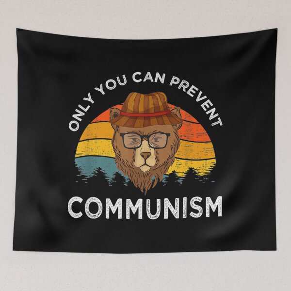 Item preview, Only You Can Prevent Communism Camping Bear  designed and sold by omairiporoj6.