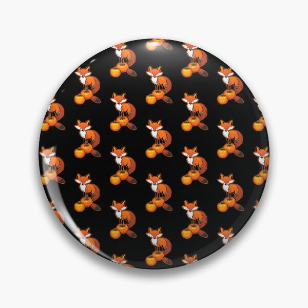 Item preview, fox with persimmon designed and sold by mayza-shop.