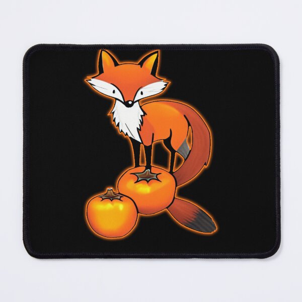 Item preview, fox with persimmon designed and sold by mayza-shop.