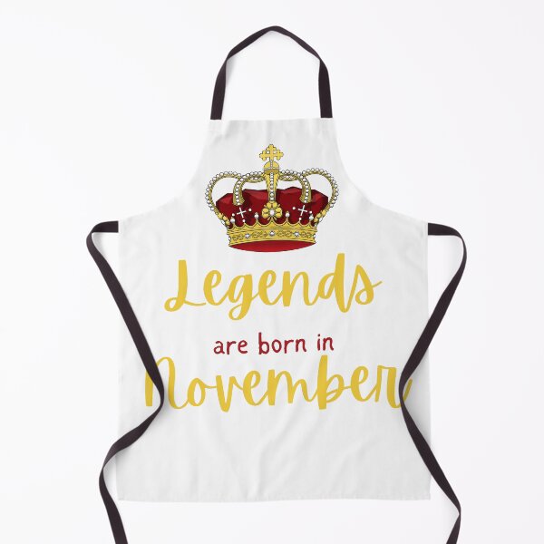 Item preview, Legends are born in November, with king's crown designed and sold by bemenmaher.