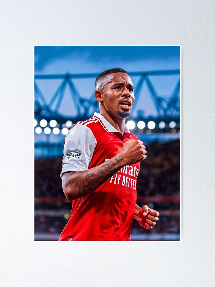 Gabriel Jesus New Goal Celebration Poster For Sale By Baptise Hayden