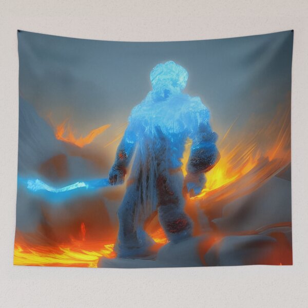 Item preview, Cold Fire Hot Ice 2, AI Generated Art designed and sold by ACC .
