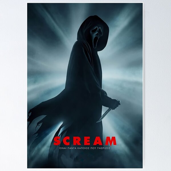 New Ghostface Knife And Gale Weathers Scream 6 Poster, Gifts For Horror  Fans - Allsoymade