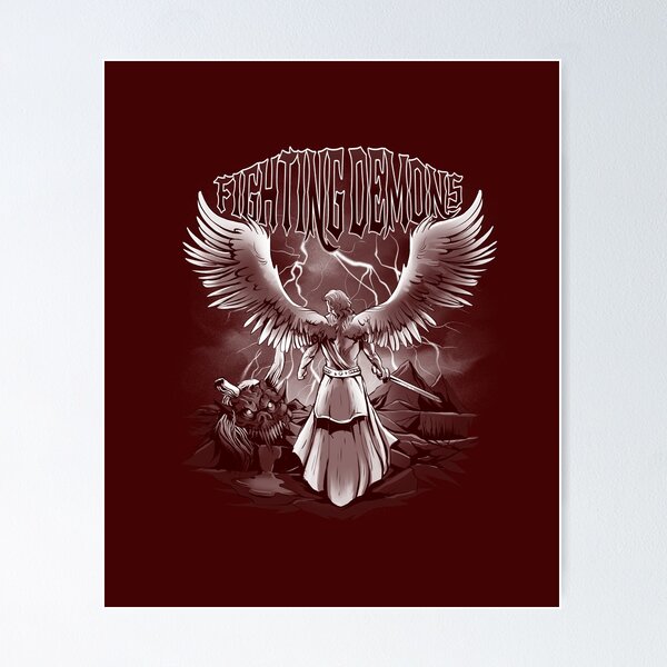 Item preview, We are all fighting demons  designed and sold by FFelder.