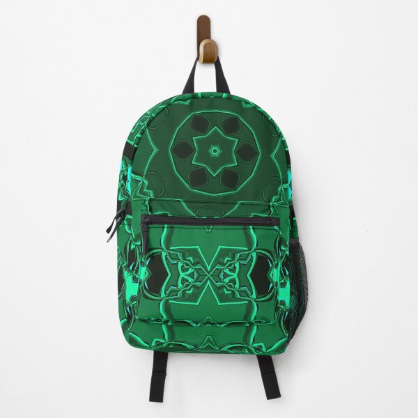 Item preview, Cartoon Mandala Flower Green designed and sold by WormholeOrbital.