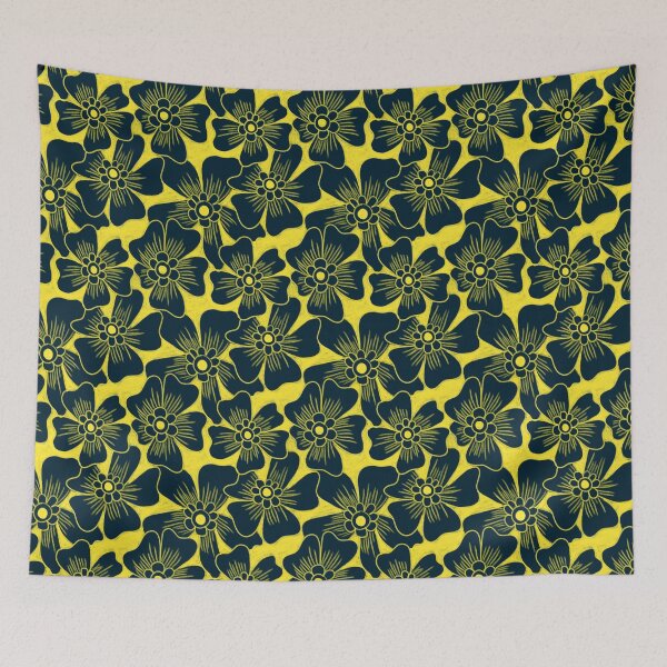 Item preview, Blue and Golden Glossy Pattern designed and sold by patternologyy.