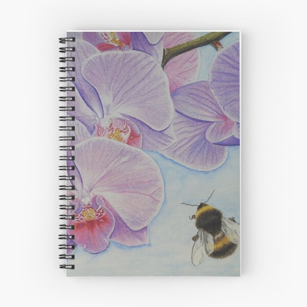 Item preview, Bee aproaching Phalaenopsis Orchid designed and sold by cathyscreations.