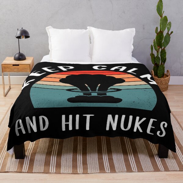 Item preview, Keep Calm And Hit Nukes designed and sold by Sunset Design.