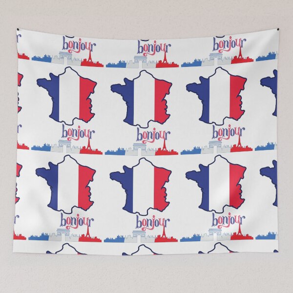Item preview, Bandera del mapa de Francia designed and sold by Tienda-Vane.