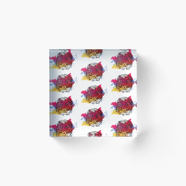 Item preview, Rainbow Spatter Lion designed and sold by NewMerchandise.
