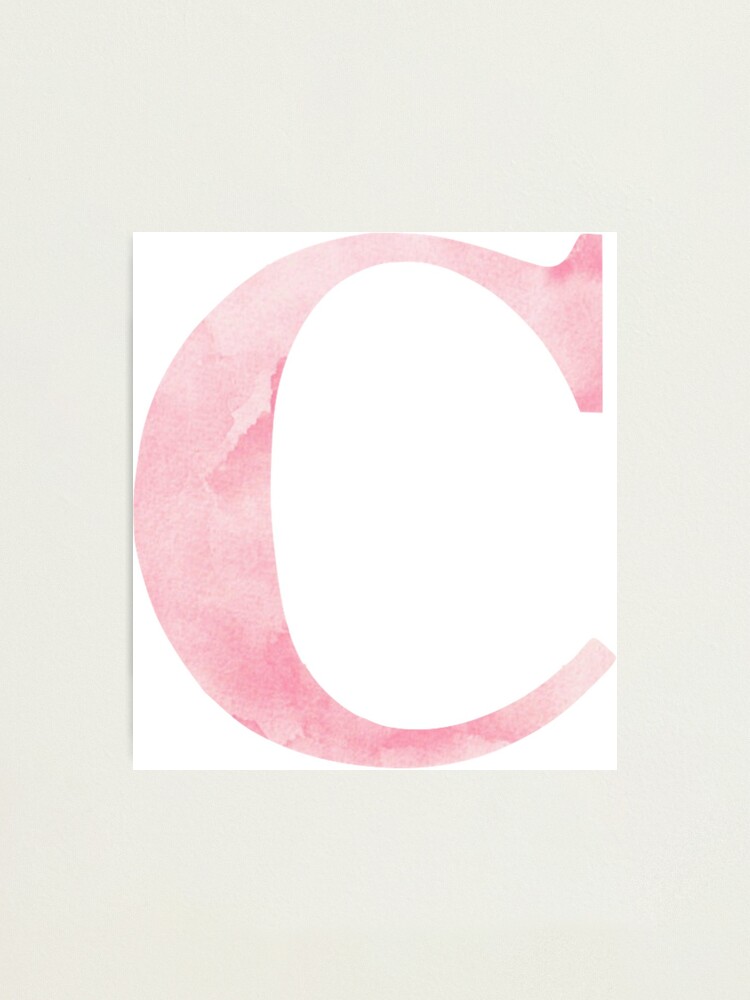 Light Pink Letter C | Sticker
