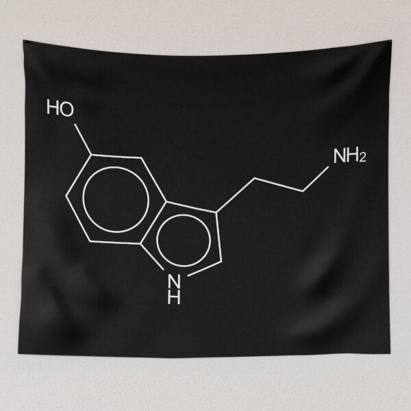 Item preview, Serotonin chemical molecule designed and sold by Girih.