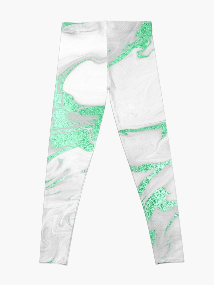 Disover Mint Marble Leggings