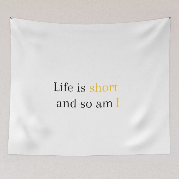 Item preview, Life is short designed and sold by Redkass.