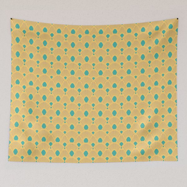 Item preview, Organic Sculptures Sea Green & Sultry Yellow designed and sold by NadineLeemeijer.