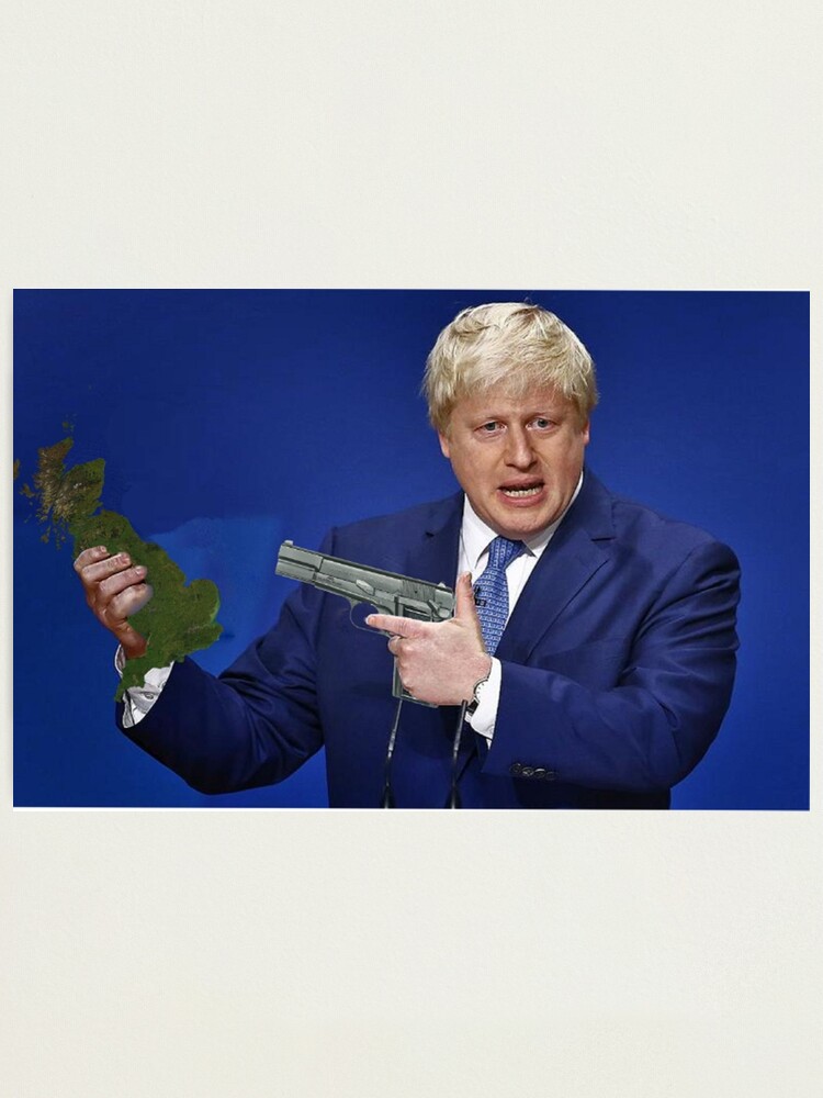 Boris Johnson Meme Fotodruck Von Memesense Redbubble