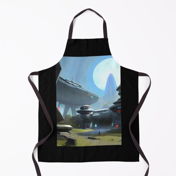 Item preview, QUIET MORNING AT THE SPACE PORT designed and sold by sailorsam1805.