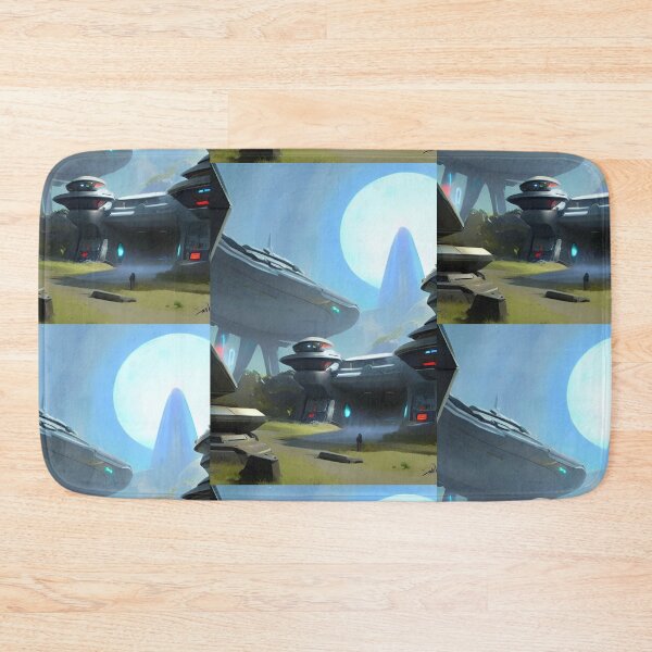 Item preview, QUIET MORNING AT THE SPACE PORT designed and sold by sailorsam1805.