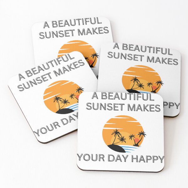 Item preview, A BEAUTIFUL SUNSET MAKES YOUR DAY HAPPY designed and sold by mehakstore123.