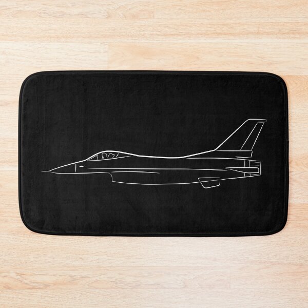 Item preview,  f-16 fighter jet sketch white  designed and sold by powerpointer.