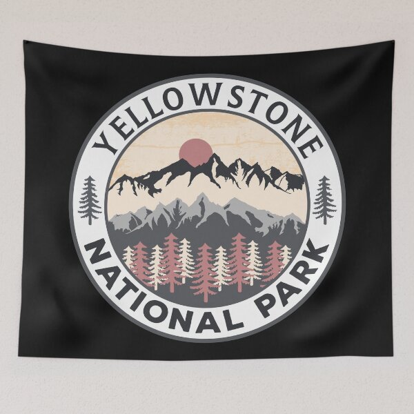 Aperçu de l'œuvre le parc national de Yellowstone créée et vendue par Road-tees.